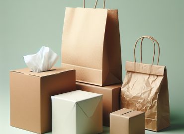 Brown,Cardboard,Box,Kept,Next,To,White,Tissue,Box,Kept